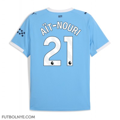 Camiseta Manchester City Rayan Ait-Nouri #21 Primera Equipación 2025-26 manga corta Camiseta Manchester City Rayan Ait-Nouri #21 Primera Equipación 2025-26 manga corta